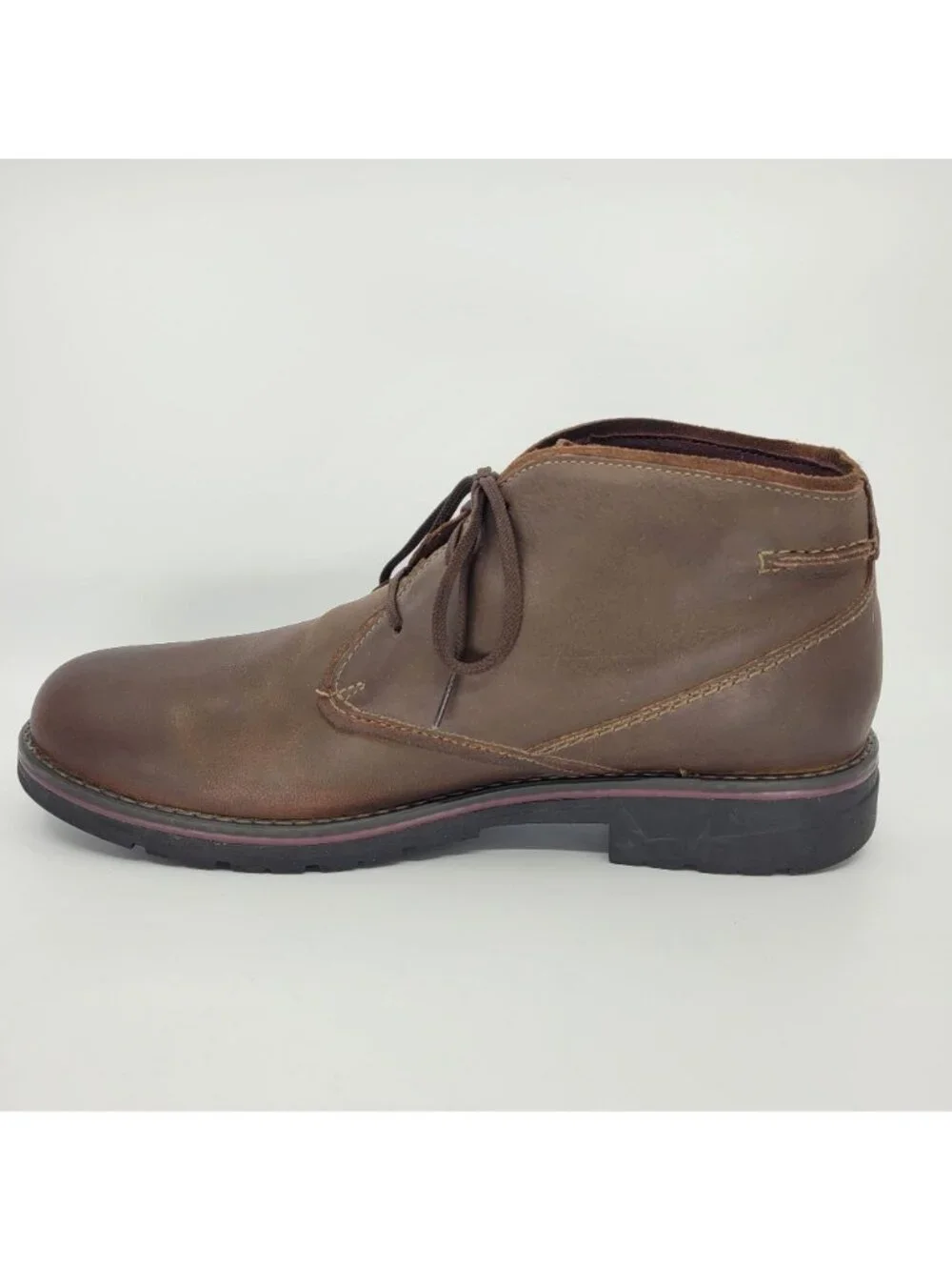 Clarks Morris Peak Waterproof Chukka Boots Men's Size 11 M EU 44.5 Brown Leather